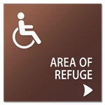 Accessible Direction Sign w/ ISA