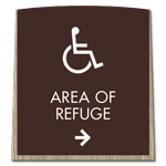 Accessible Direction Sign w/ ISA