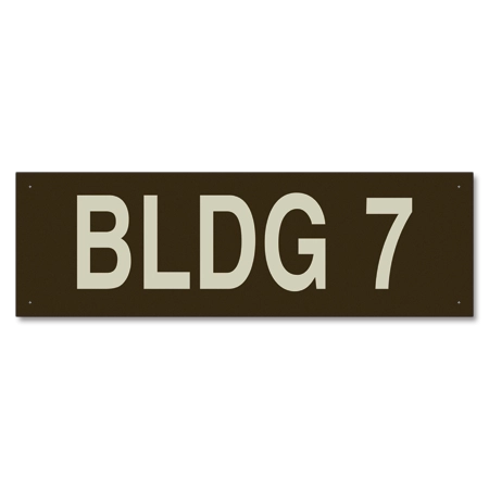 Apartment Building ID Sign