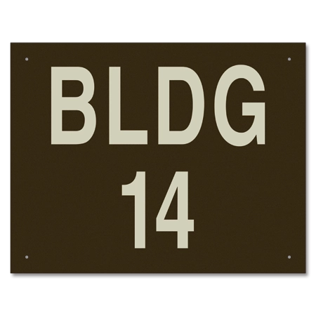 Apartment Building ID Sign