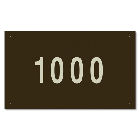 Apartment Building ID Sign