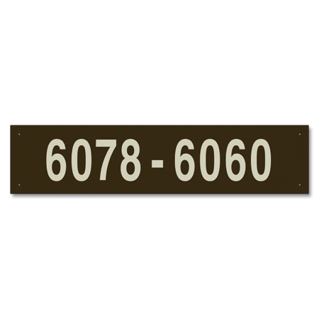 Apartment Building ID Sign