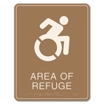 Area of Refuge Sign - Dynamic ISA Symbol