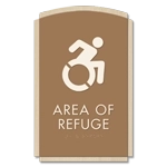 Area of Refuge Sign - Dynamic ISA Symbol