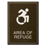 Area of Refuge Sign - Dynamic ISA Symbol