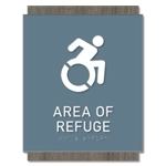 Area of Refuge Sign - Dynamic ISA Symbol