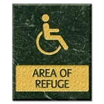 Area of Refuge Sign - ISA Symbol