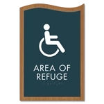 Area of Refuge Sign - ISA Symbol