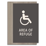 Area of Refuge Sign - ISA Symbol