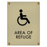 Area of Refuge Sign - ISA Symbol