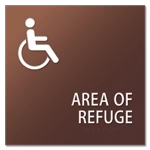 Area of Refuge Sign - ISA Symbol