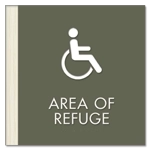 Area of Refuge Sign - ISA Symbol