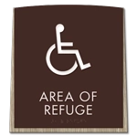 Area of Refuge Sign - ISA Symbol