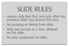 Arkansas Slide Rules Sign