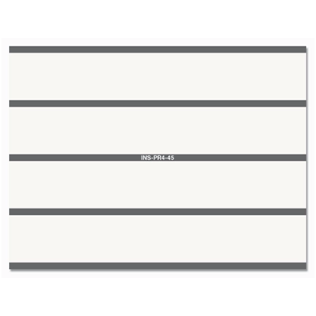 Borderline Additional Insert Cards/3 & 4 Slot Room Numbers (100/pk)