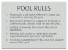 Connecticut Pool Rules Sign