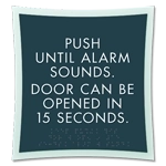 Delayed Egress Push/Pull Sign - CA Code