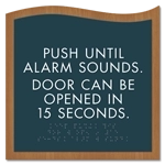 Delayed Egress Push/Pull Sign - CA Code