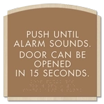 Delayed Egress Push/Pull Sign - CA Code