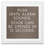 Delayed Egress Push/Pull Sign - CA Code