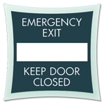 Emergency Exit - Keep Door Closed