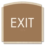 "Exit" Egress Sign - CA Compliant
