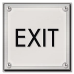 "Exit" Egress Sign - CA Compliant