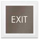 "Exit" Egress Sign - CA Compliant