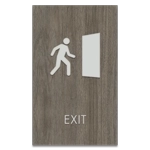 Exit Sign w/ Symbol