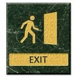 Exit Sign w/ Symbol