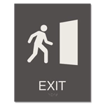 Exit Sign w/ Symbol