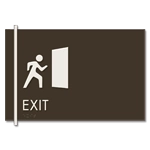 Exit Sign w/ Symbol