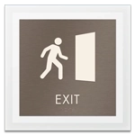 Exit Sign w/ Symbol