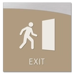 Exit Sign w/ Symbol