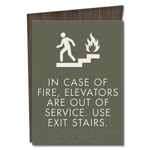 In Case of Fire, Elevators Are Out of Service... w/ No Braille