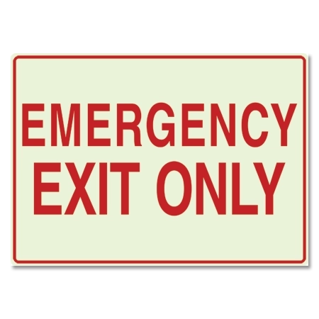 LaserGlow "Emergency Exit Only" Sign