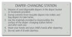 MAHC Diaper-Changing Station Signage