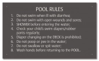 MAHC Pool Hygiene Rules Sign