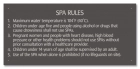 MAHC Spa Rules Sign
