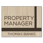 Manager on Duty Sign - Includes Nameplate