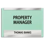 Manager on Duty Sign w/ Nameplate