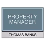 Manager on Duty Sign w/ Nameplate