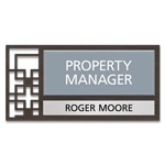 Manager on Duty Sign w/ Nameplate