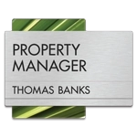 Manager on Duty Sign w/ Nameplate