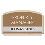 Manager on Duty Sign w/ Nameplate