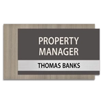 Manager on Duty Sign w/ Nameplate