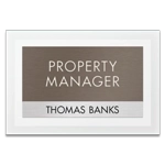 Manager on Duty Sign w/ Nameplate