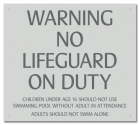 Massachusetts No Lifeguard On Duty Sign