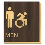 Men Sign w/Male & Dynamic ISA Symbols