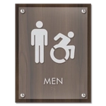 Men Sign w/Male & Dynamic ISA Symbols